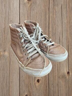 ⭐️ VANS ⭐️ // PINK GLITTER // HIGH TOP // SIZE 1